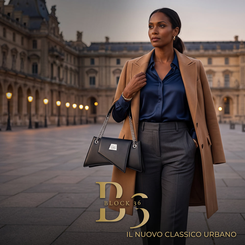 BLOCK36 BAGS: BORSA "SCAMPIA" NERA