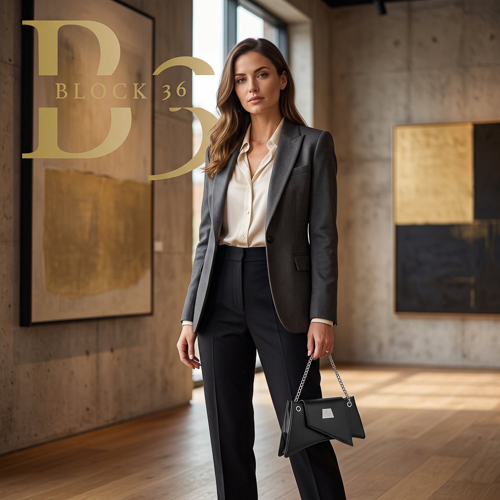 BLOCK36 BAGS: BORSA "SCAMPIA" NERA