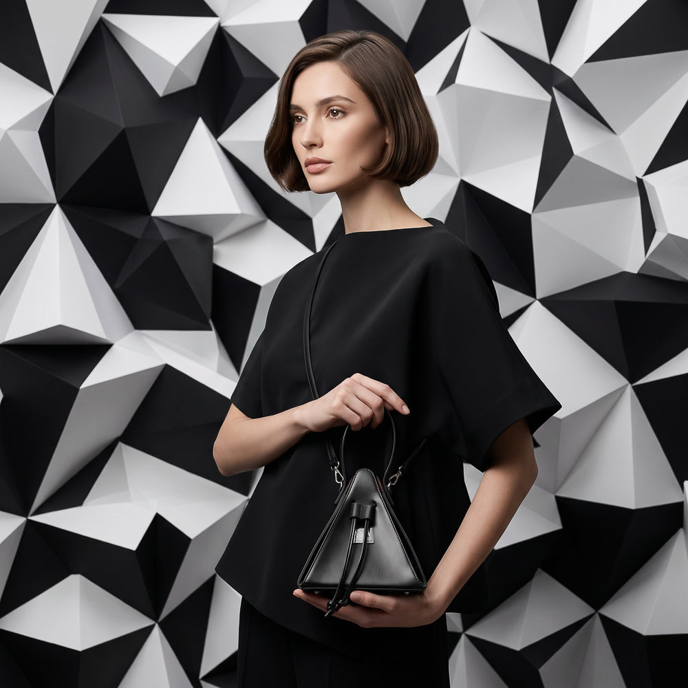 BLOCK36 BAGS: BORSA "DELMAS" NERA