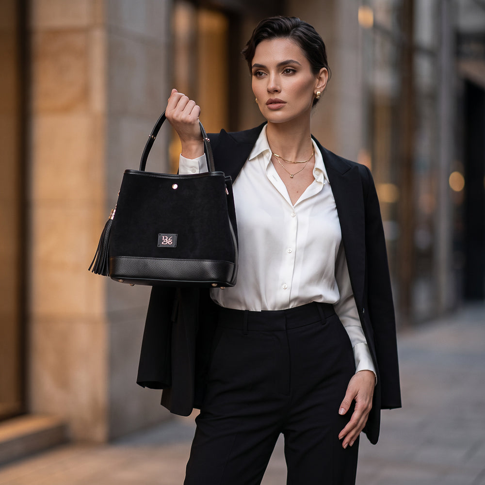 BLOCK36 BAGS: BORSA "SAINT DENIS" NERA