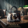 BLOCK36 BAGS: BORSA "ROSENGARD" CAVALLINO