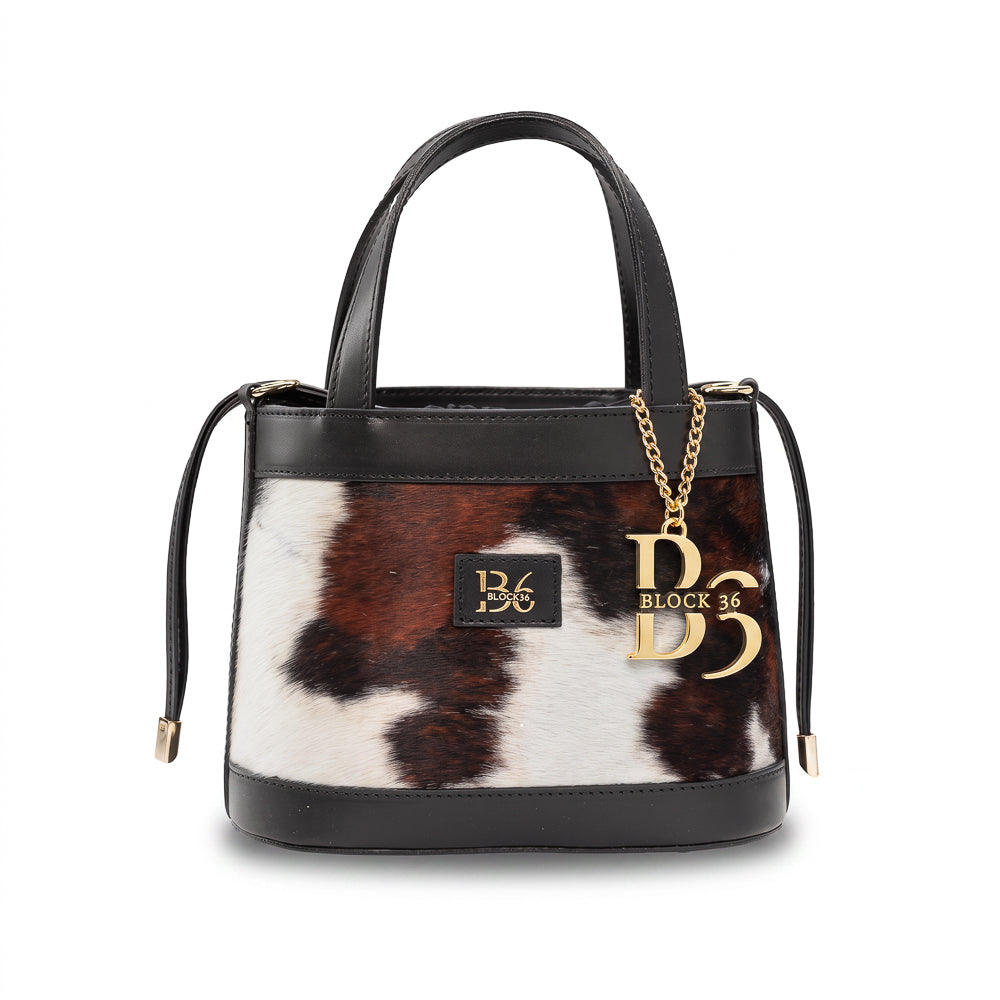 BLOCK36 BAGS: BORSA "HILL BROW" CAVALLINO