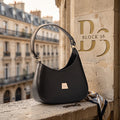 BLOCK36 BAGS: BORSA PELLE MOD.  "ROCHINA" COL  NERO