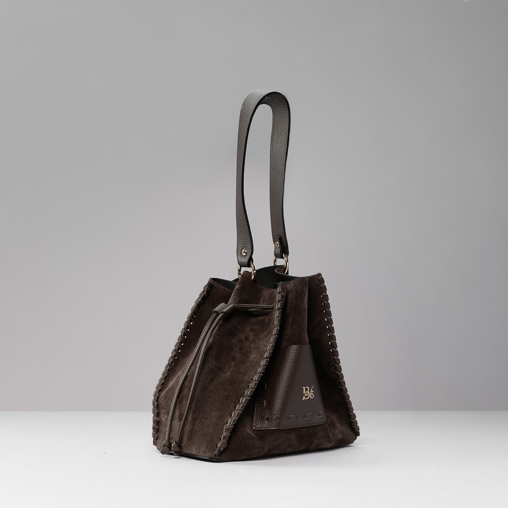 BLOCK36 BAGS: BORSA "SKID ROW" MARRONE