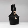 BLOCK36 BAGS: BORSA "CHORILLO" RUVIDA NERA