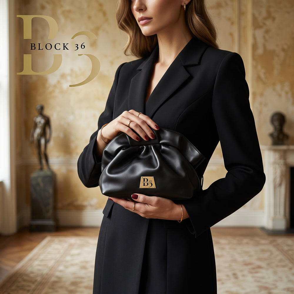 BLOCK36 BAGS: BORSA "BOLIVAR" NERA