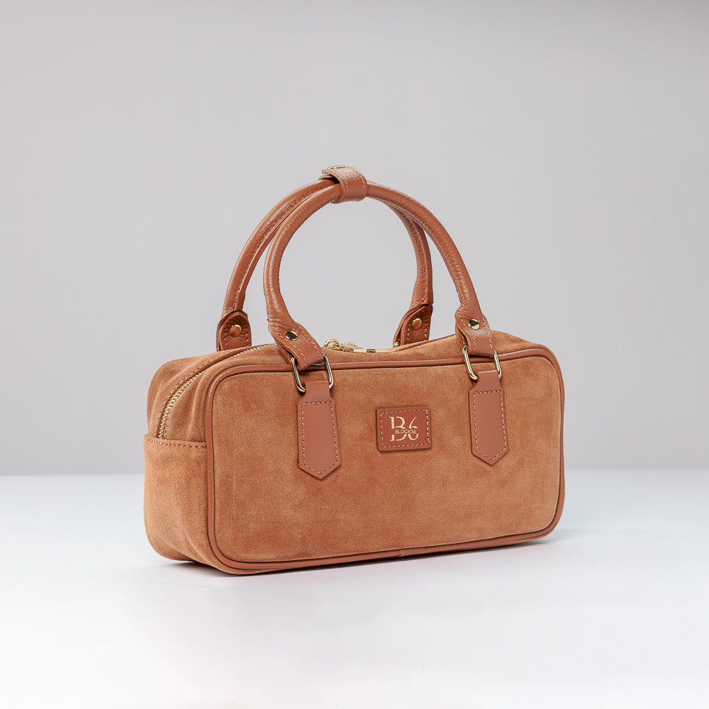 BLOCK36 BAGS: BORSA "INGLEWOOD" CARAMELLO