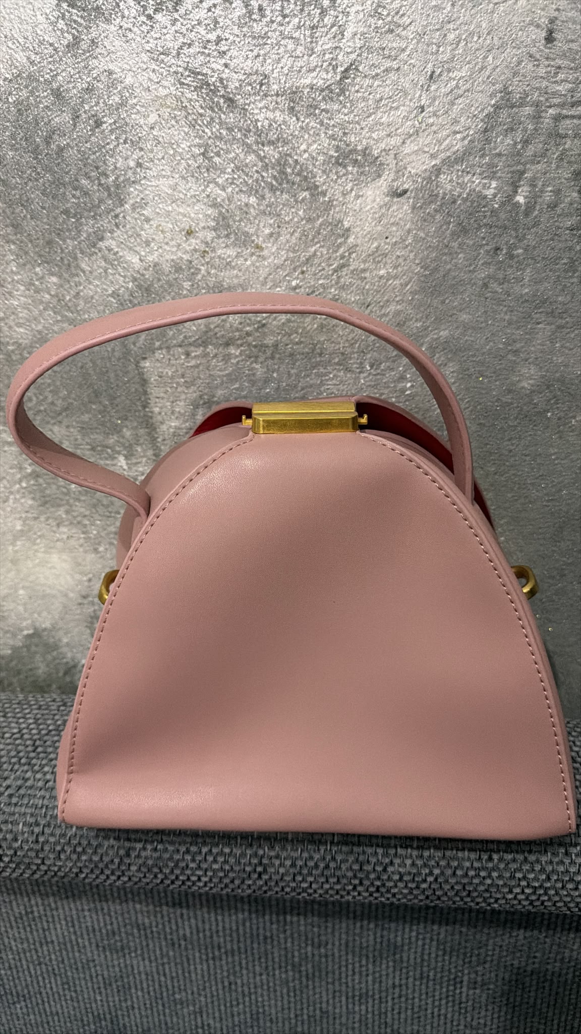 BLOCK36:BORSA REBI ROSA CON MANICO