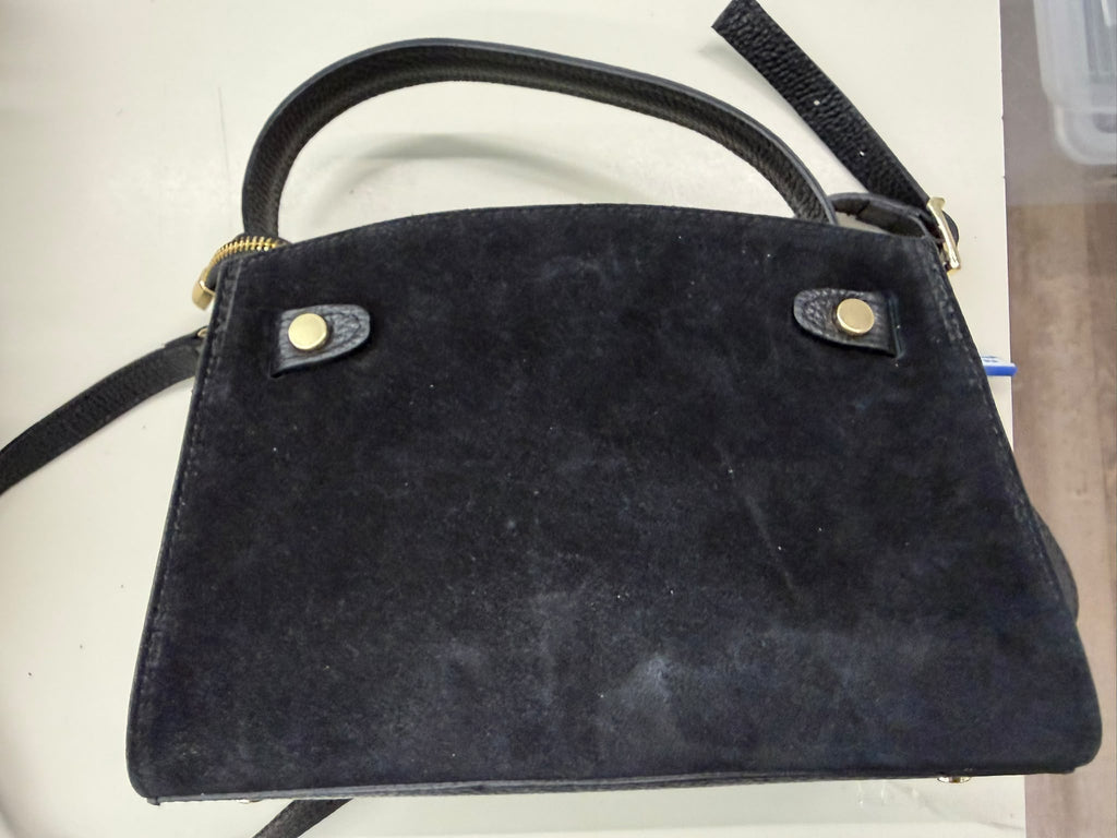 BLOCK36:BORSA LIQUIRIZIA A MANO E A TRACOLLA IN VELLUTO