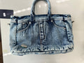BLOCK36:BORSA IN DENIM JEANS CON TRACOLLA