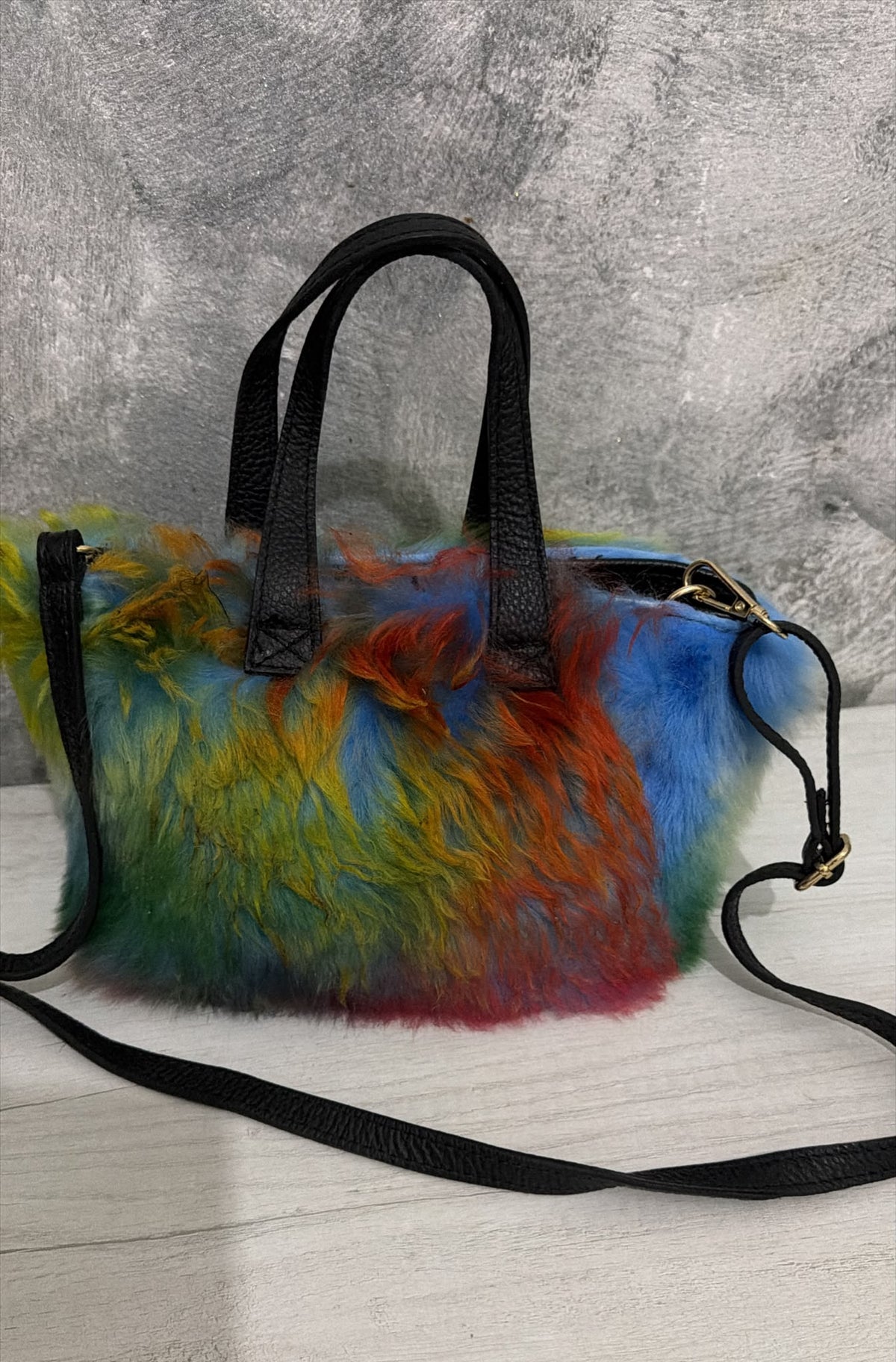 BLOCK36:BORSA AURORA BOREALE CON TRACOLLA