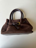 BLOCK36:BORSA A MANO SIMIL CAMOSCIO